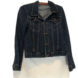 ASO Celebrities Earl Jean Customized Button Front Long Sleeve Denim Jacket S